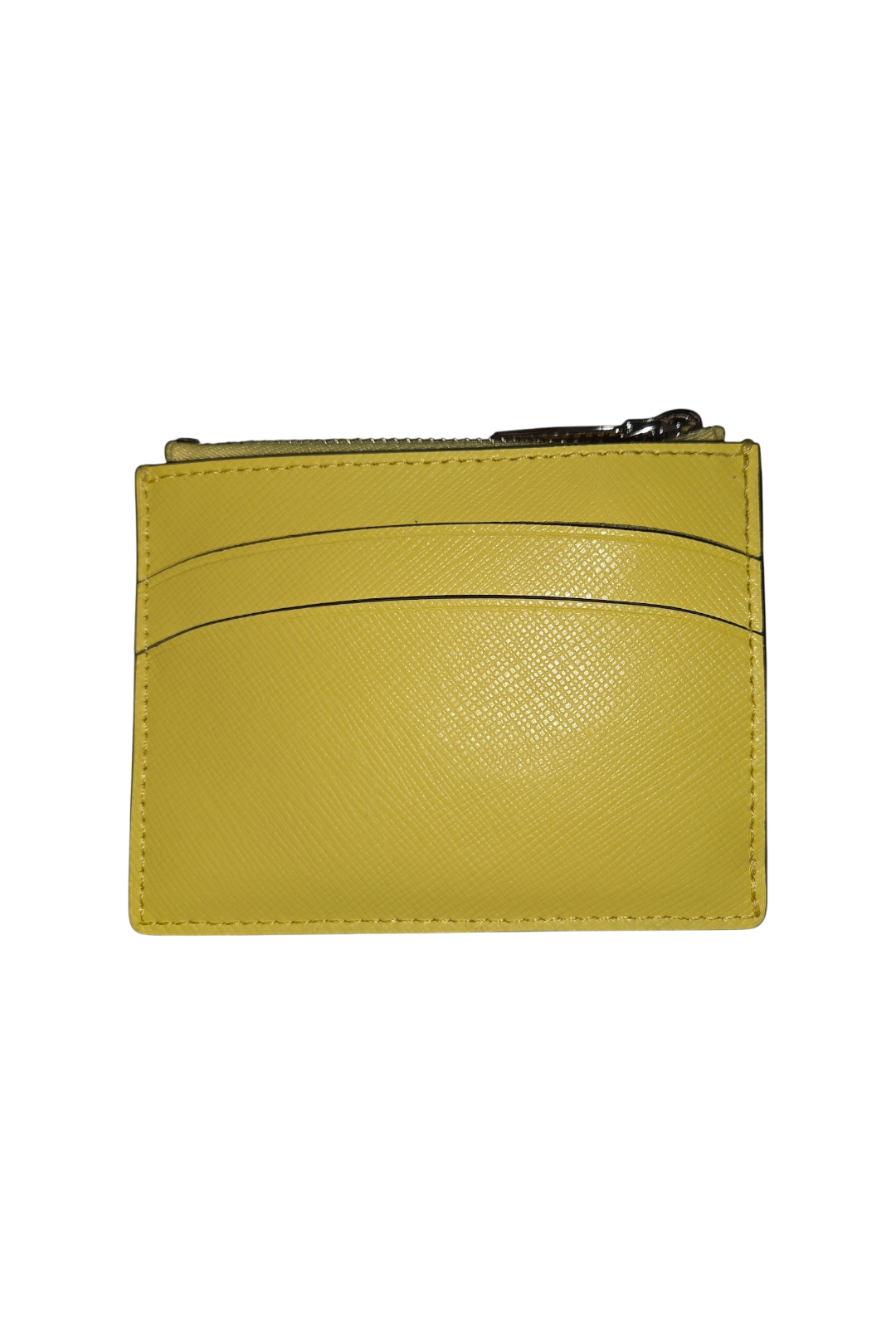 Kate Spade Spencer Coin Card Case – Yellow Sesame Saffiano Leather