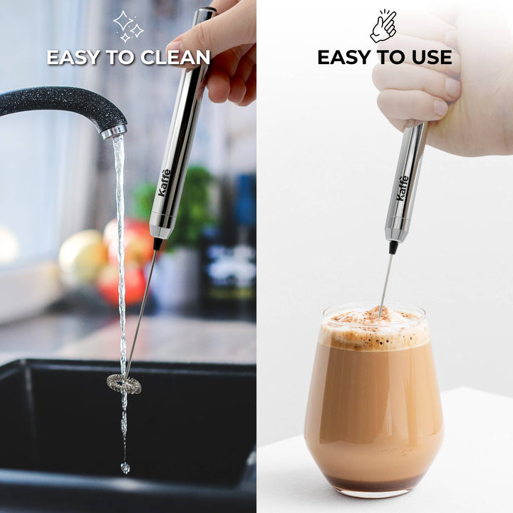 Handheld Milk Frother – Battery-Operated & Portable