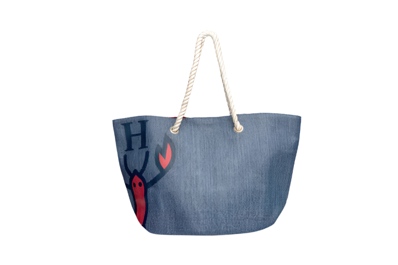 The Hamptons Bucket Bag – Woven Straw Rope Handle Tote