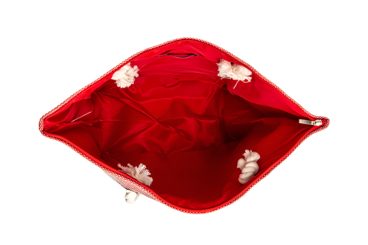 The Hamptons Go-To Tote – Woven Straw Rope Handle Beach Bag