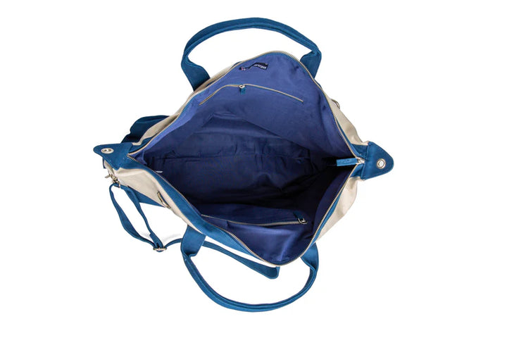 The Hamptons Weekender Bag – Coastal Canvas Travel Tote