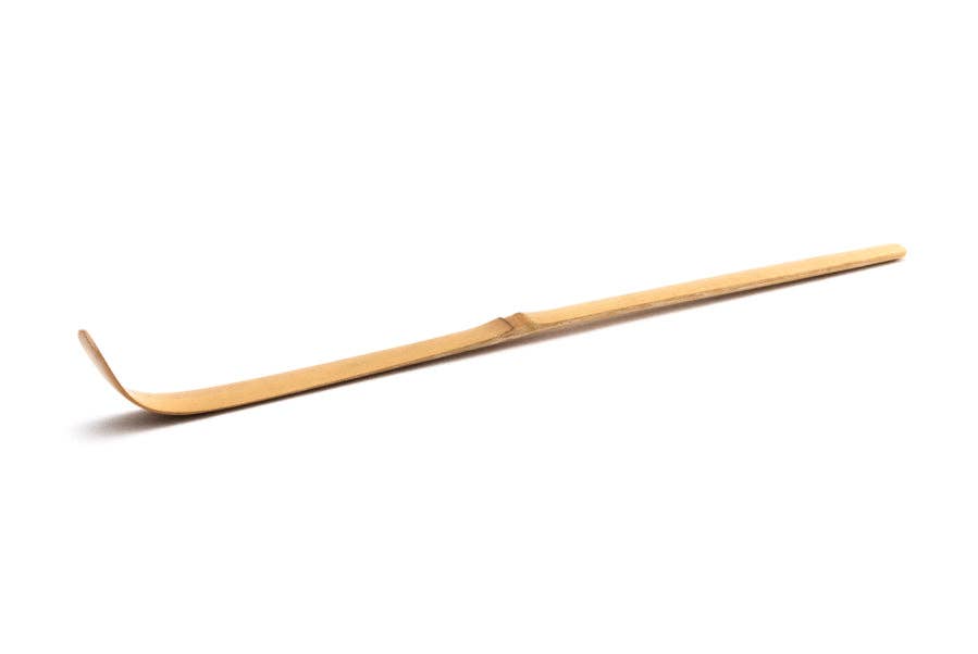 Matcha Bamboo Tea Spoon – 7" Hand-Forged Scoop