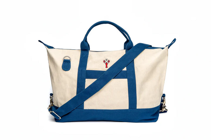 The Hamptons Weekender Bag – Coastal Canvas Travel Tote