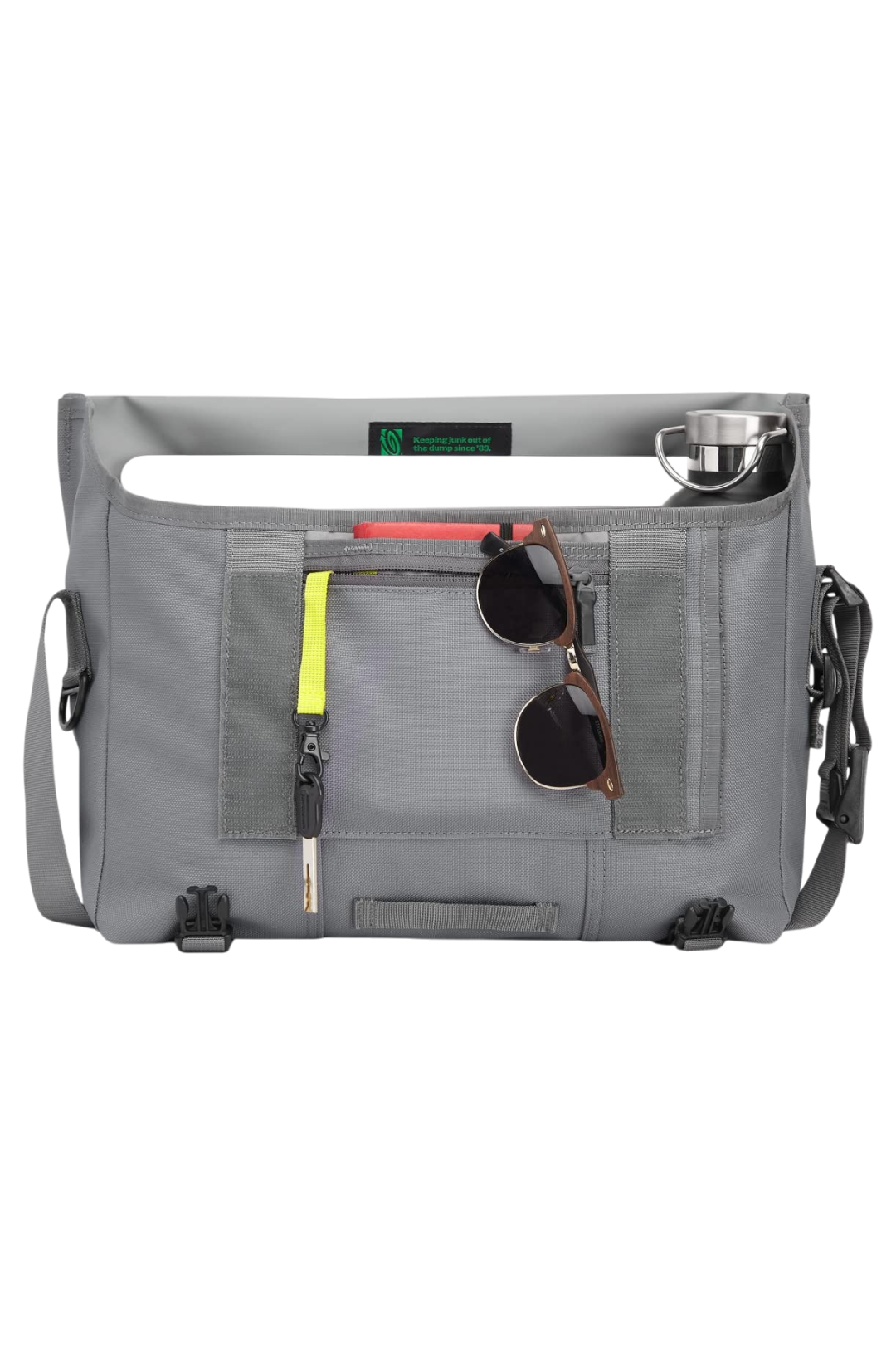 Timbuk2 Heritage Classic Messenger Bag, Small, Eco Gunmetal