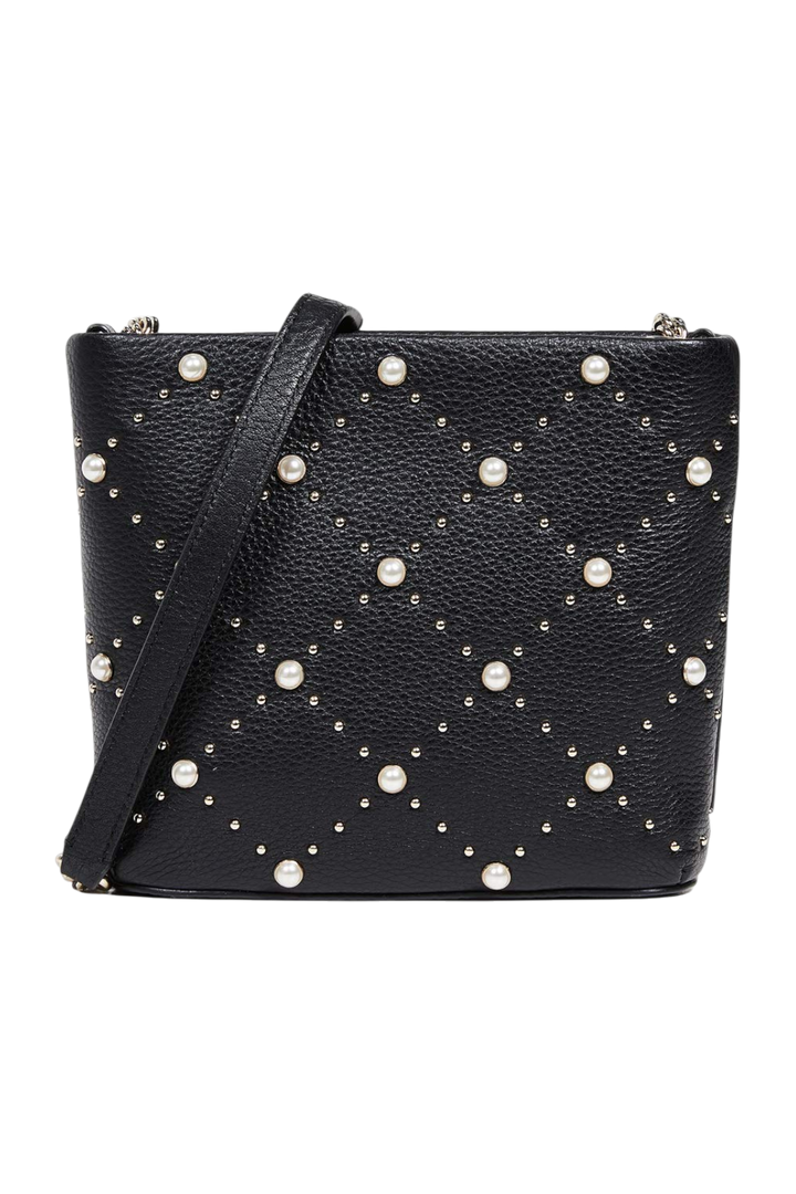 Kate Spade Hayes Street Pearl Ellery Crossbody – Black Pebbled Leather