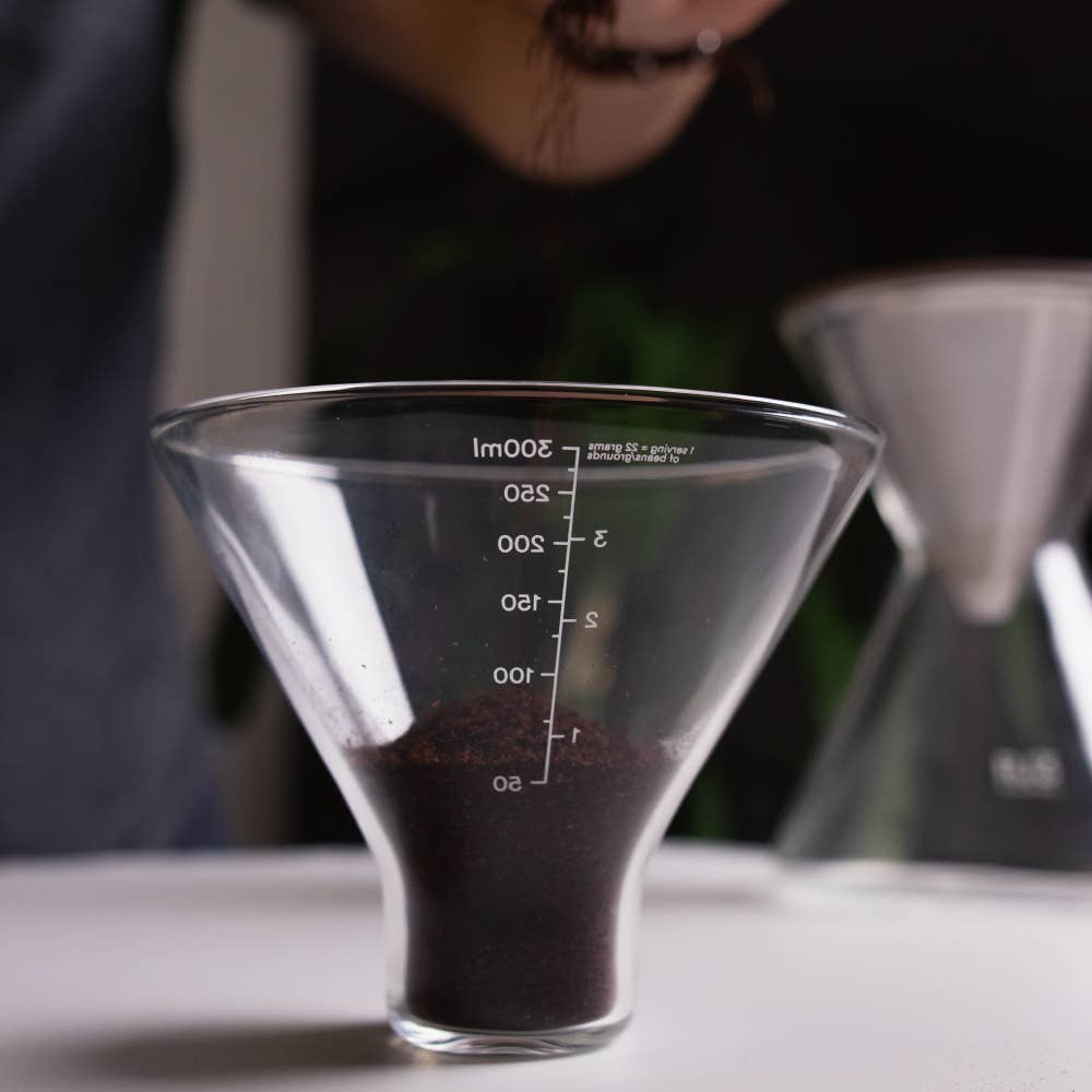 Ovalware Pour Over Coffee Maker Stainless Steel Filter 500ml/17oz