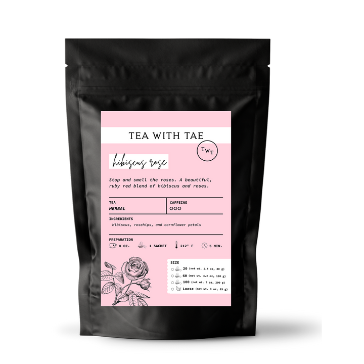 Hibiscus Rose Herbal Tea Pouch