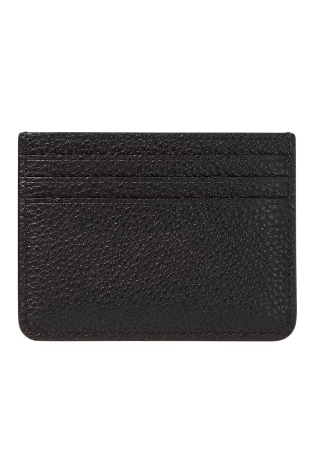 Kate Spade Glitter On Small Slim Card Holder – Black Pebbled Leather