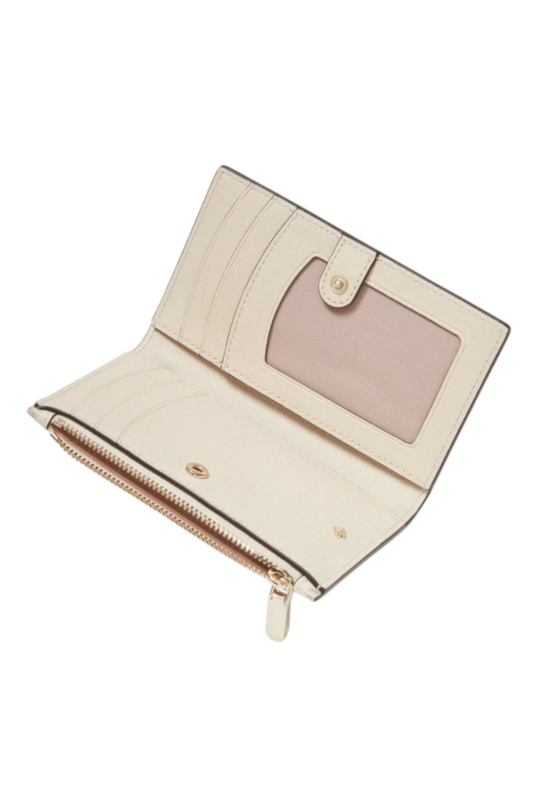 Kate Spade Spade Flower Canvas Slim Bifold Wallet – Parchment