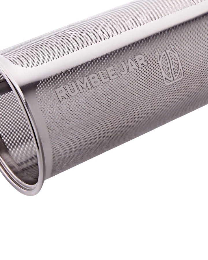 Rumble Jar: Quart Size (32oz) Cold Brew Coffee Maker - includes Mason jar