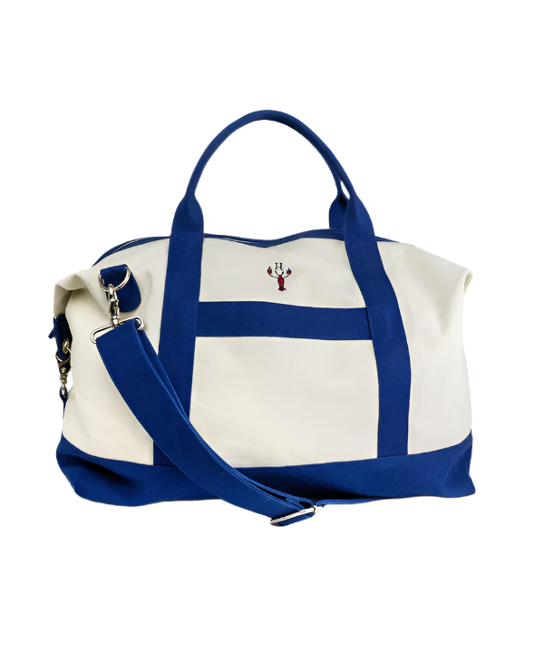 The Hamptons Weekender Bag – Coastal Canvas Travel Tote