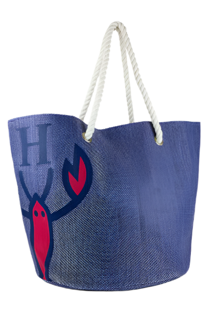 The Hamptons Bucket Bag – Woven Straw Rope Handle Tote