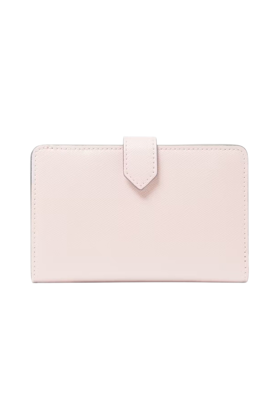 Kate Spade Staci Medium Bifold Wallet – Light Rose Saffiano Leather