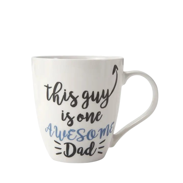 Pfaltzgraff 18oz "Awesome Dad" Mug – Porcelain, White