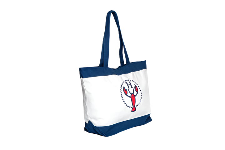 The Hamptons Forever Tote – Durable Cotton Canvas Everyday Carryall with Multiple Pockets