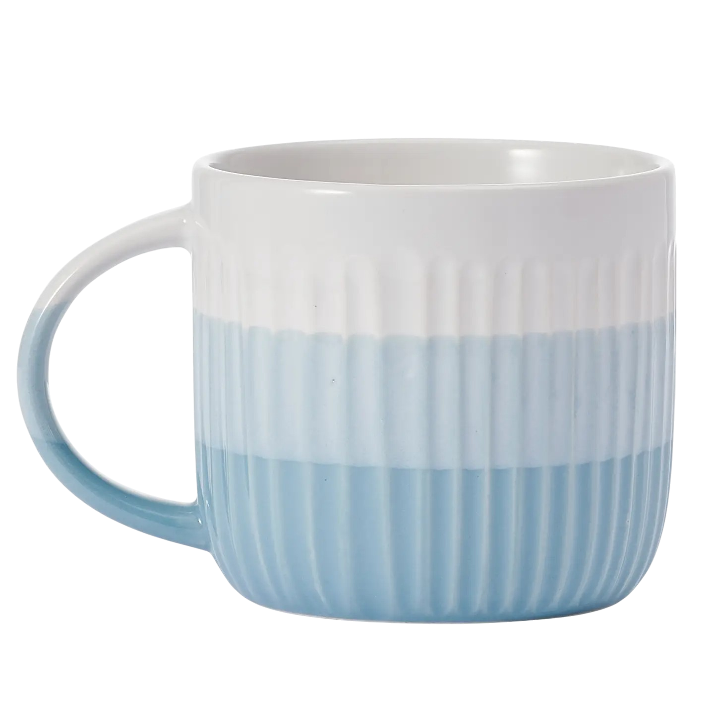 Pfaltzgraff Blue Ombre Ribbed Mug