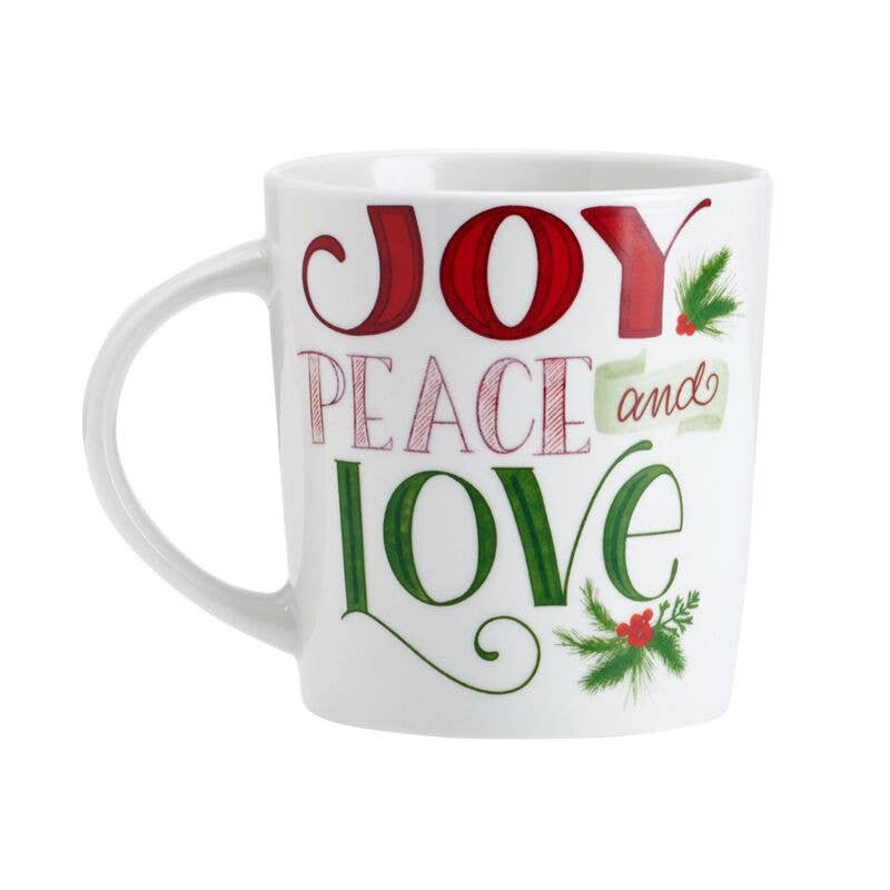 Pfaltzgraff Holiday 18oz Joy Peace Love Mug