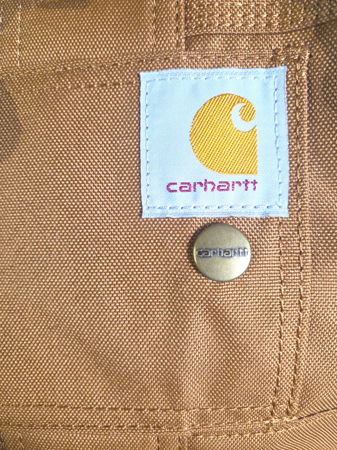 Carhartt Vertical Snap Tote - Carhartt Brown