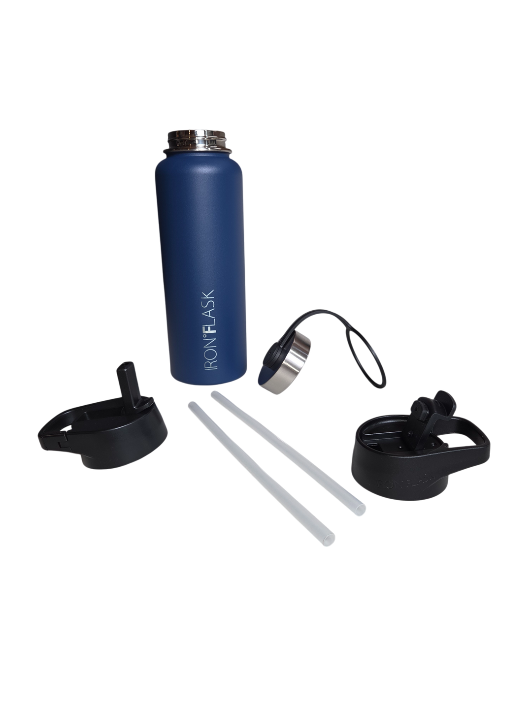 IRON °FLASK Wide Mouth Water Bottle – 40 oz (Twilight Blue)