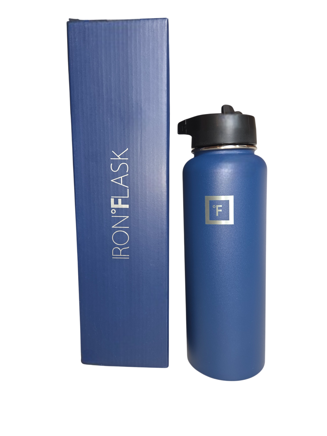 IRON °FLASK Wide Mouth Water Bottle – 40 oz (Twilight Blue)
