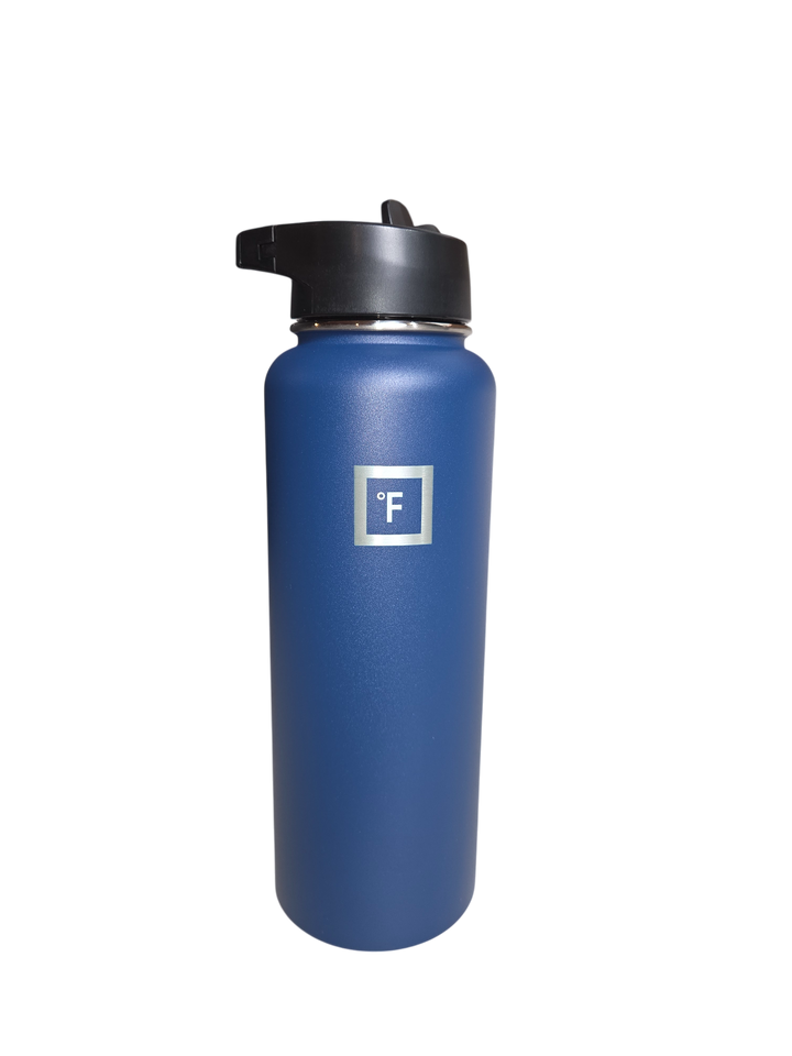IRON °FLASK Wide Mouth Water Bottle – 40 oz (Twilight Blue)