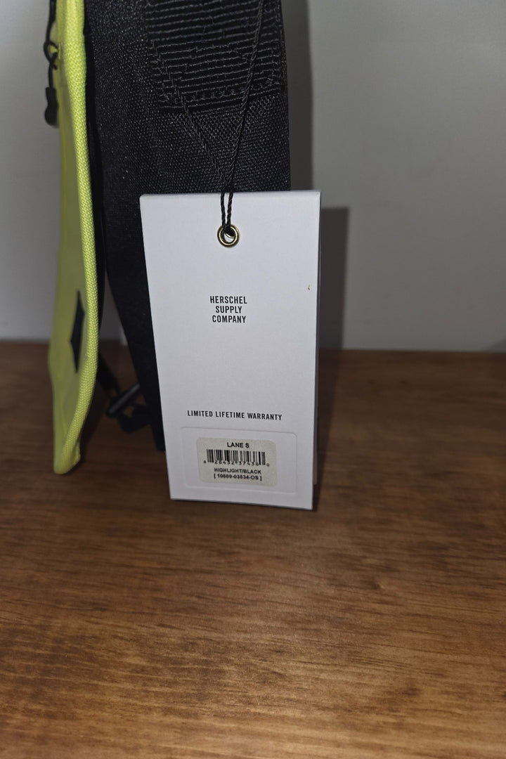 Herschel Lane Small Crossbody Bag Highlight/Black 3.5L Adjustable Strap
