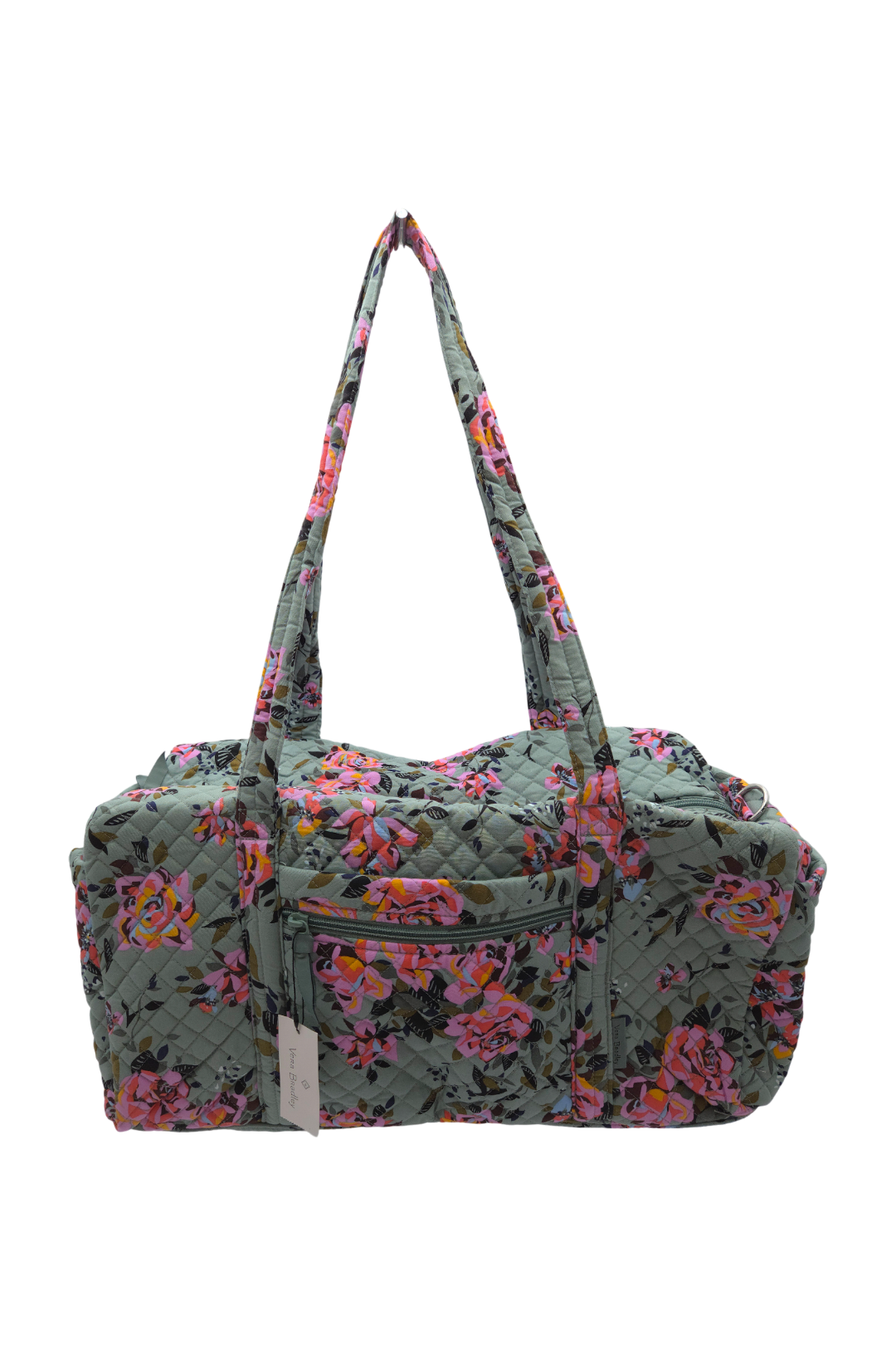 Vera Bradley Women's Cotton Medium Travel Duffel Bag – Rosy Outlook