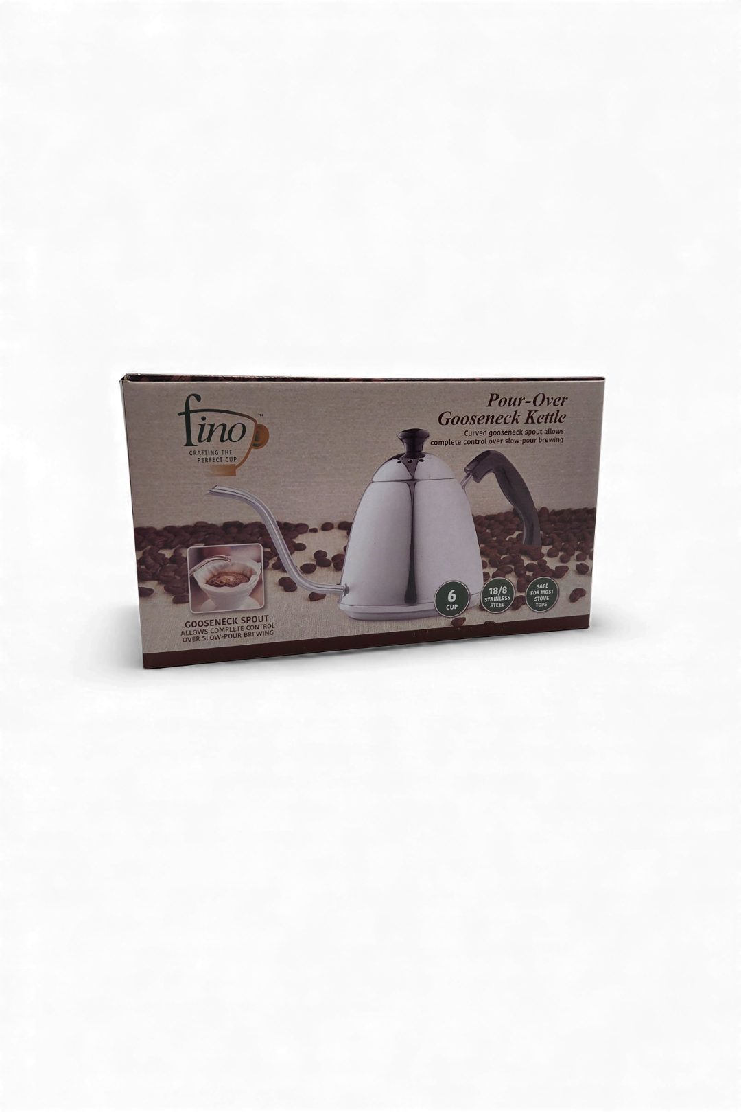 Pour Over Gooseneck Kettle – 1 Liter (6 Cups)
