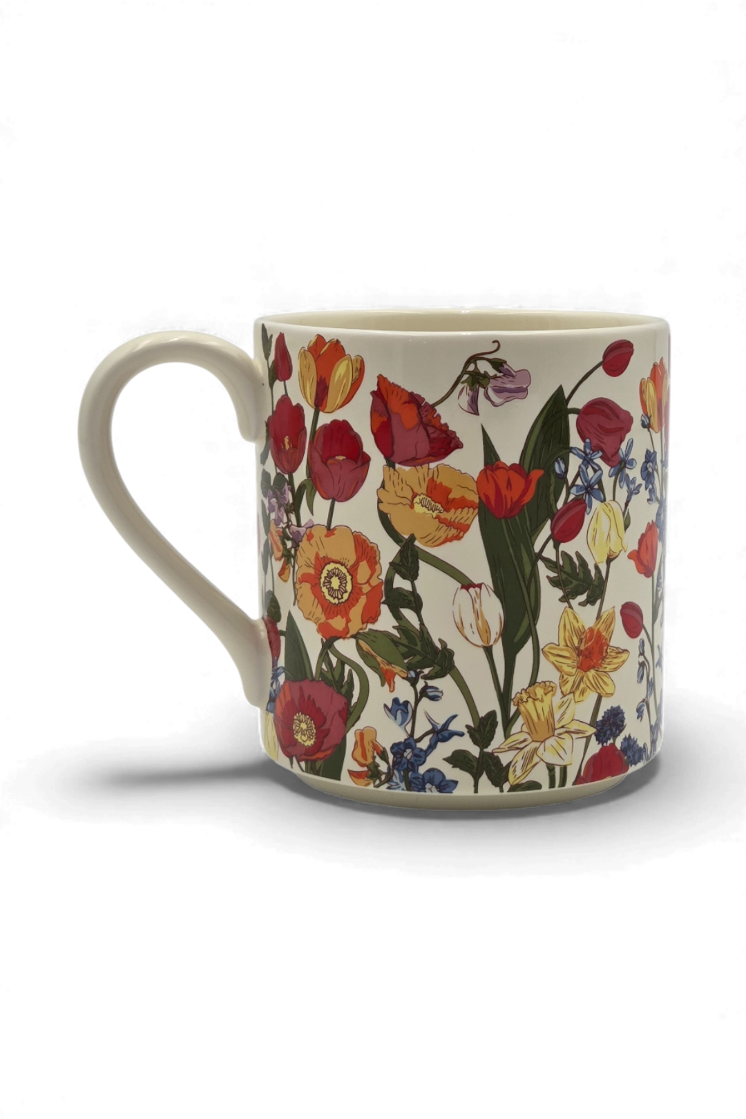 Vera Bradley Ceramic Mug – Meadow Bouquet Tonal Seedpearl