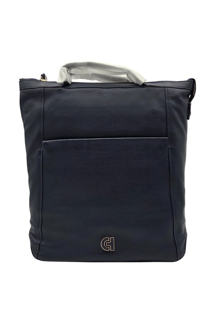 Cole Haan Grand Ambition Convertible Luxe Leather Backpack – Evening Blue