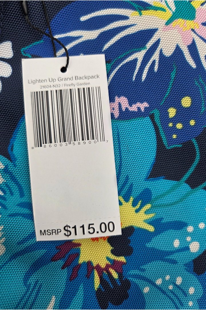 Vera Bradley Lighten Up Grand Backpack – Firefly Garden