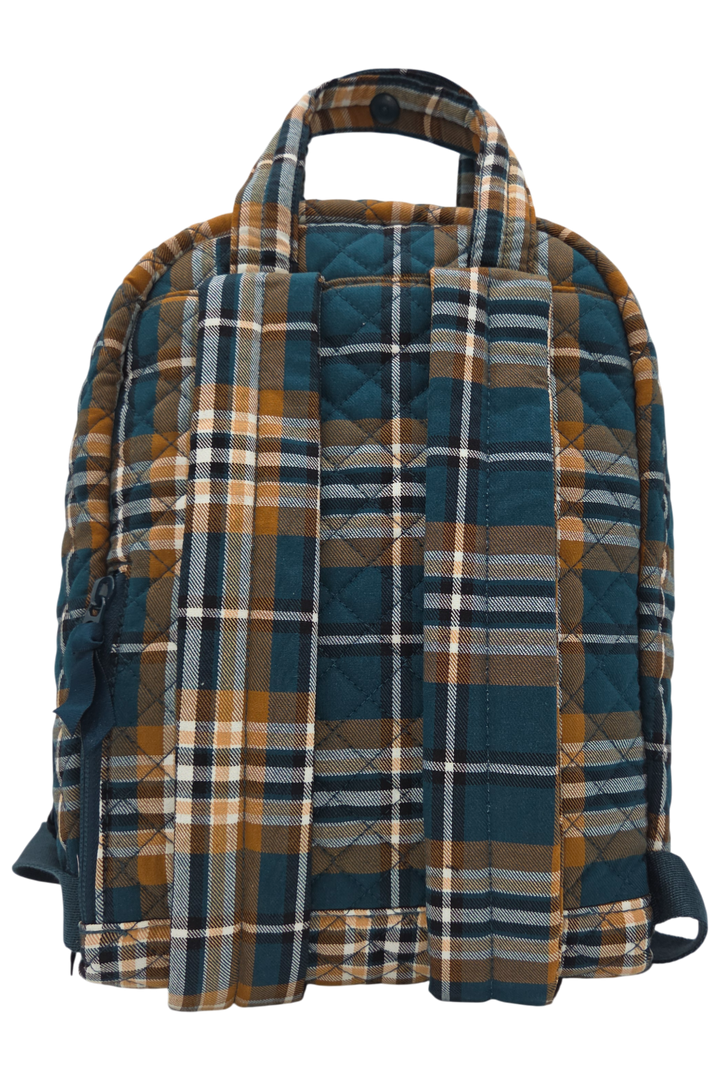 Vera Bradley Cotton Mini Totepack Backpack – Orchard Plaid