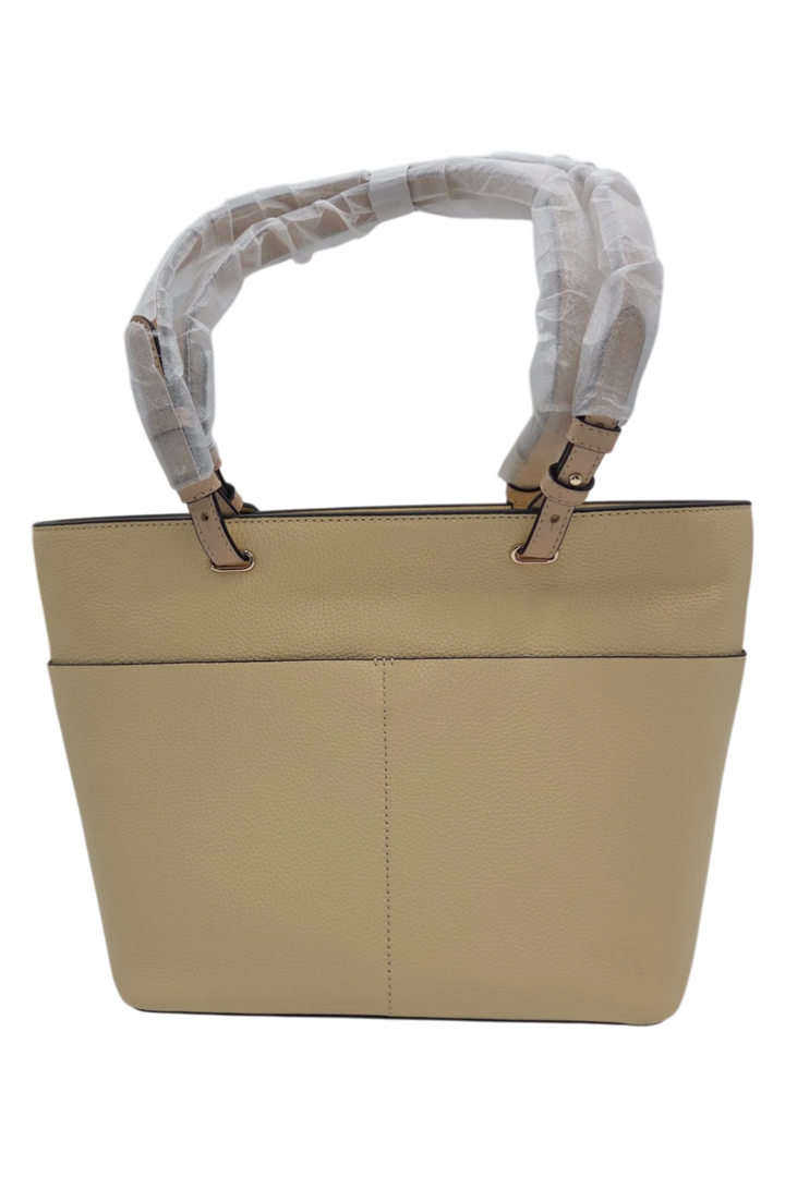 Michael Kors Bedford Medium Pebbled Leather Tote Bag – Buttermilk
