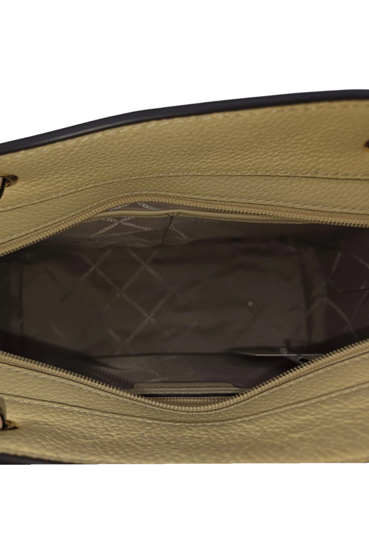 Michael Kors Bedford Medium Pebbled Leather Tote Bag – Buttermilk