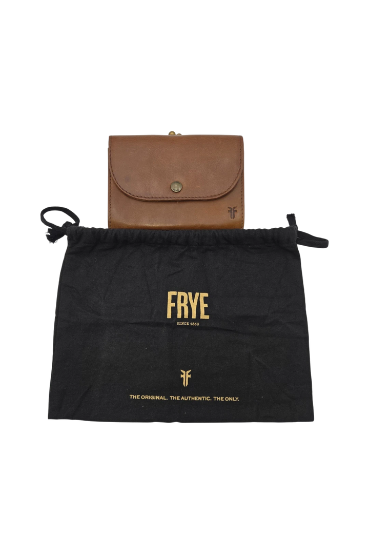 Frye Melissa Clip Purse – Cognac