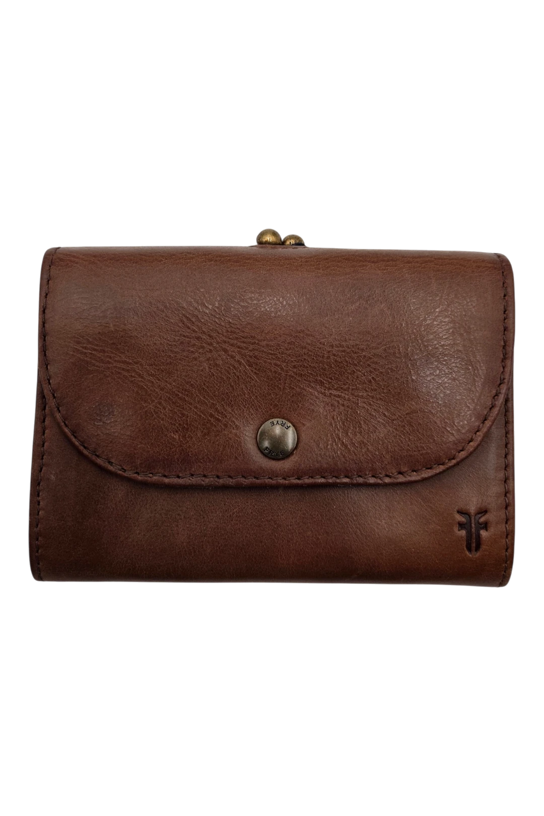 Frye Melissa Clip Purse – Cognac