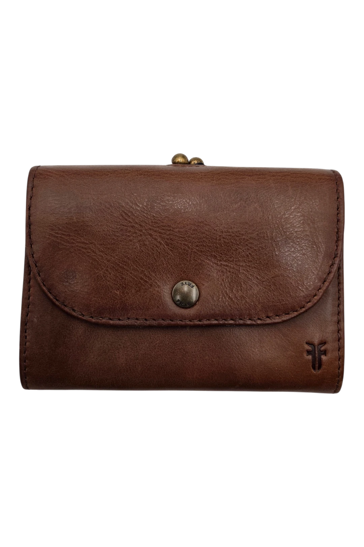 Frye Melissa Clip Purse – Cognac