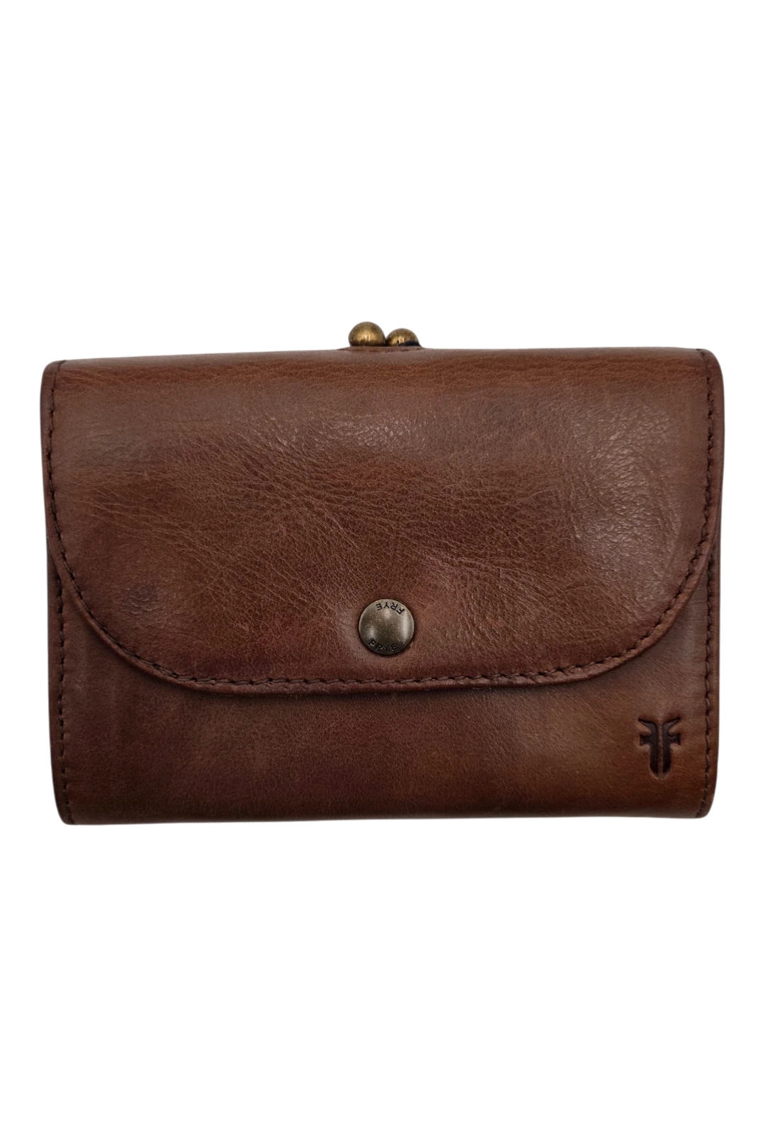 Frye Melissa Clip Purse – Cognac