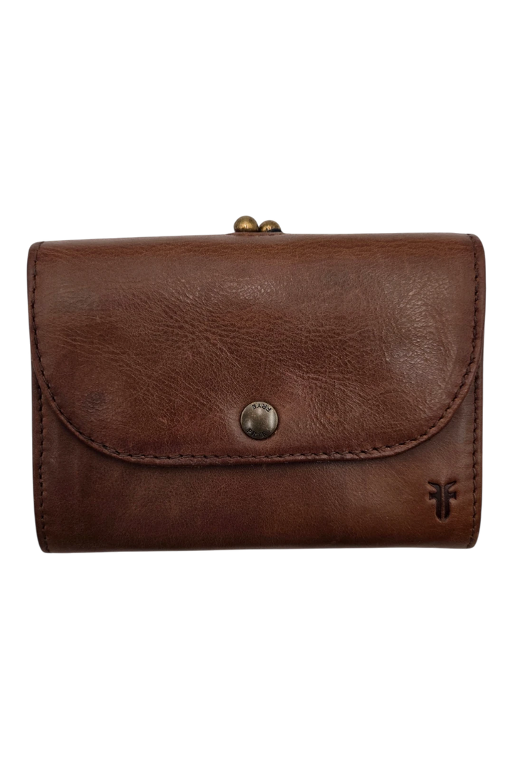Frye Melissa Clip Purse – Cognac