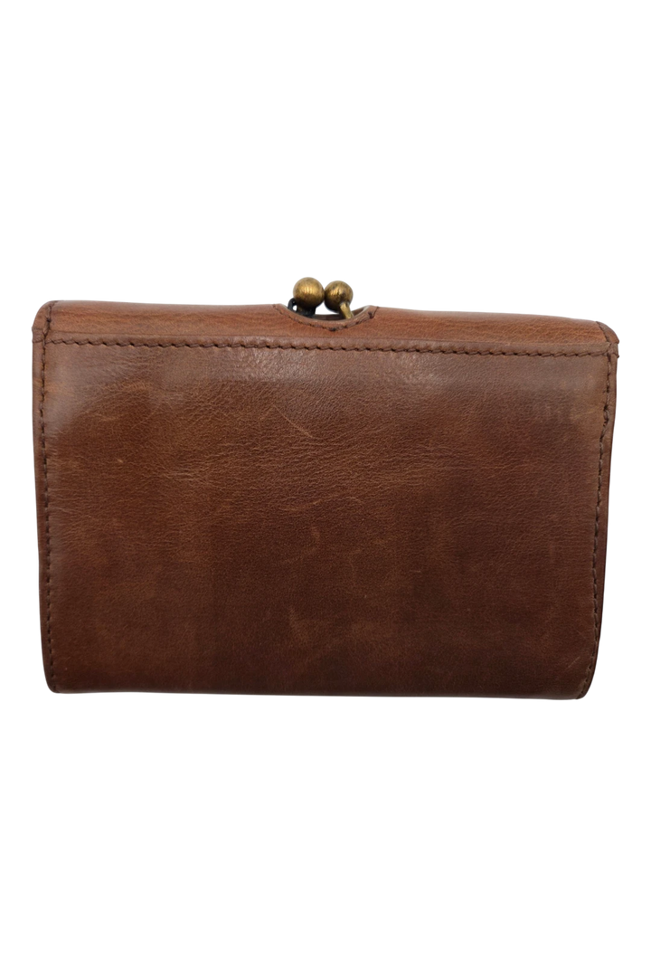 Frye Melissa Clip Purse – Cognac