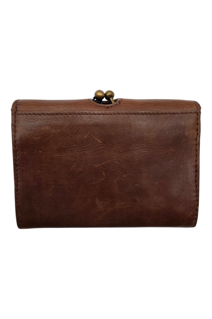 Frye Melissa Clip Purse – Cognac