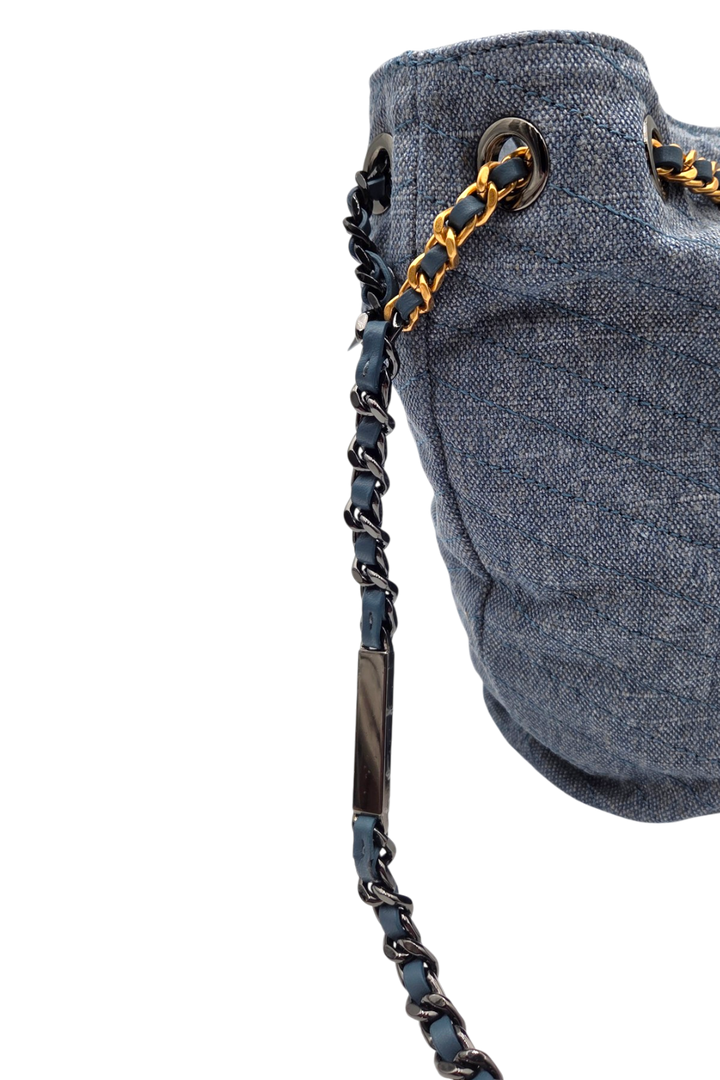 Rebecca Minkoff Soft Bucket Bag – Denim