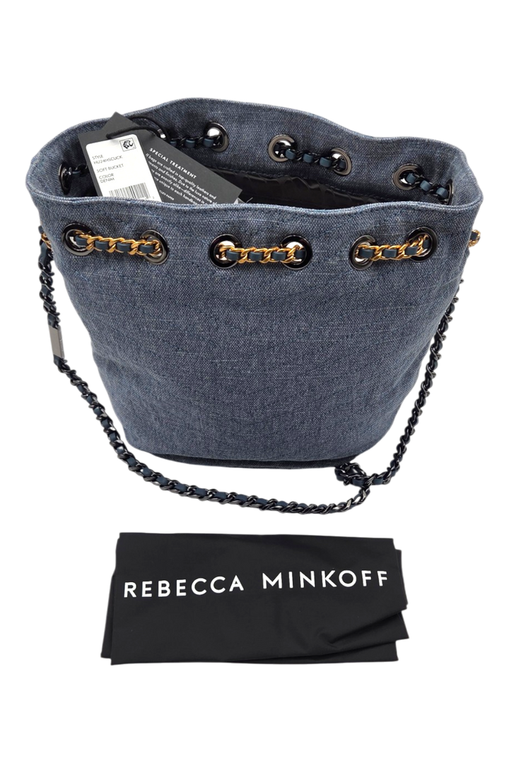 Rebecca Minkoff Soft Bucket Bag – Denim