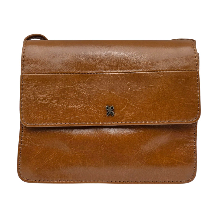HOBO Jill Wallet Crossbody Leather Bag – Truffle (Open-Box)