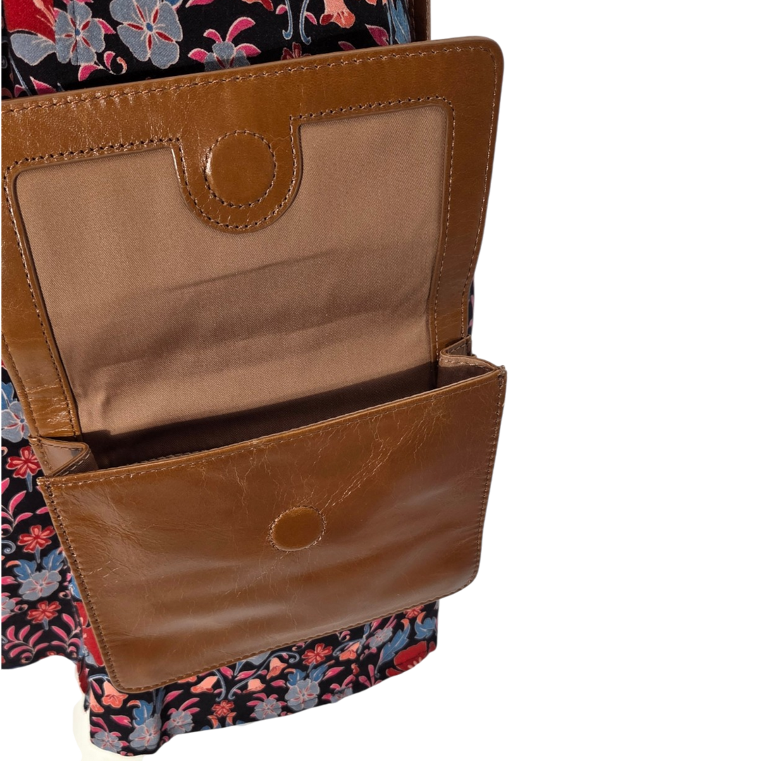 HOBO Jill Wallet Crossbody Leather Bag – Truffle (Open-Box)