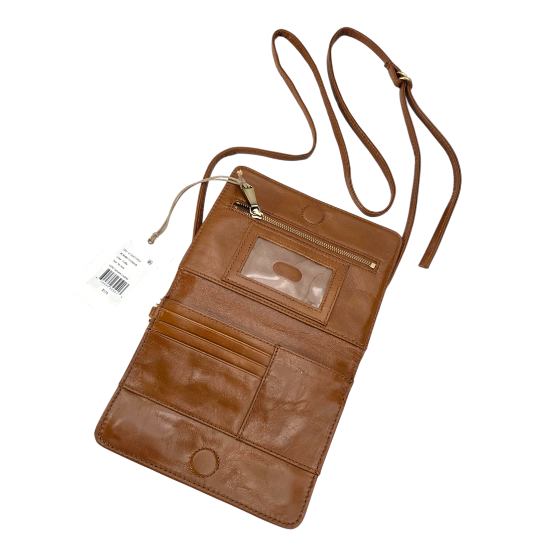 HOBO Jill Wallet Crossbody Leather Bag – Truffle (Open-Box)