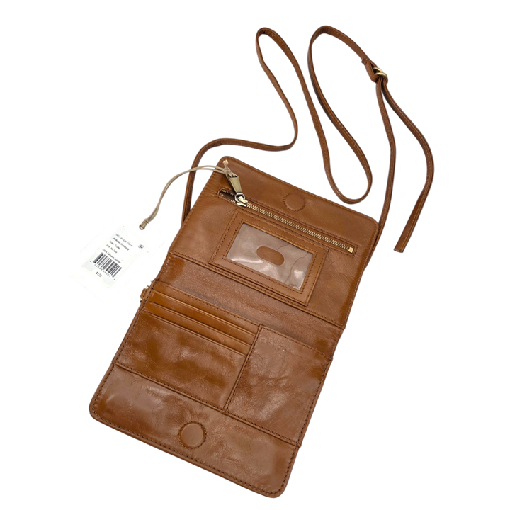 HOBO Jill Wallet Crossbody Leather Bag – Truffle (Open-Box)