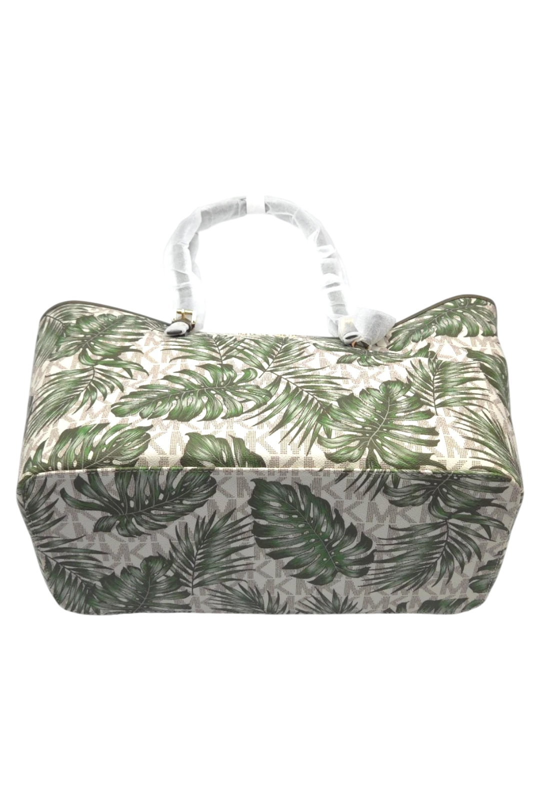 Michael Kors Jet Set Travel Large Carryall Tote – Vanilla/Olive