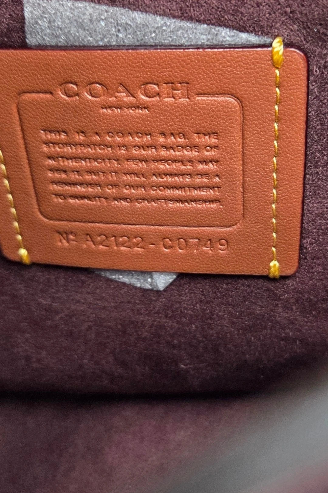 Coach Beat Saddle Bag - Brass & Red Sand