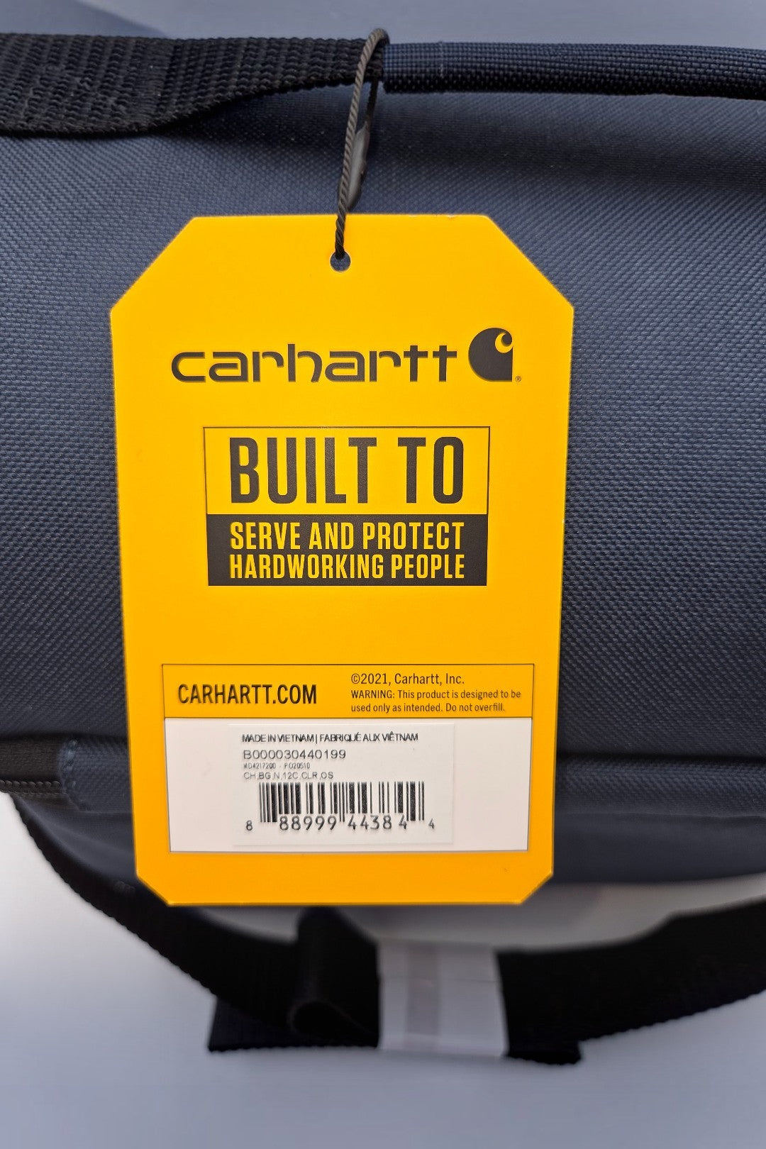 Carhartt Insulated 12-Can Two-Compartment Lunch Cooler – Navy